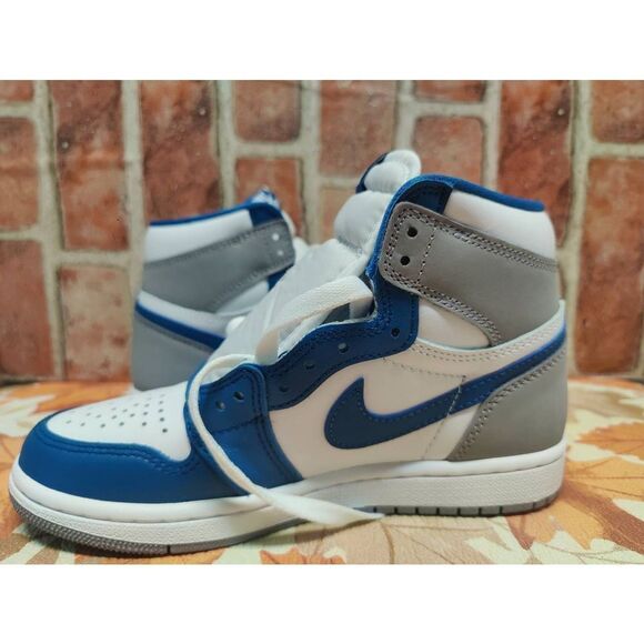 Nike Air Jordan 1 True Blue Retro Men's  Size 4 Women's Size 5.5 Basketball - Picture 3 of 7